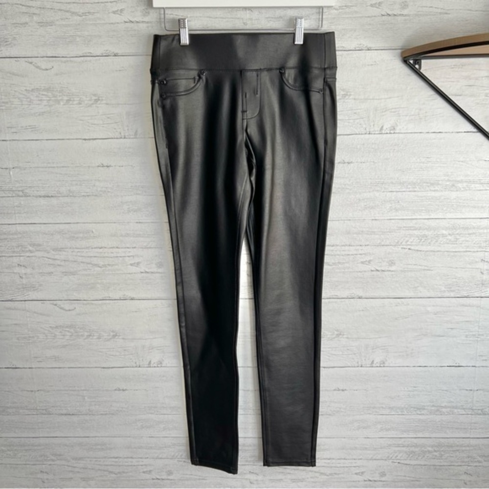 Liverpool Jeans Company Faux Leather Sienna Pull On Leggings Size 2